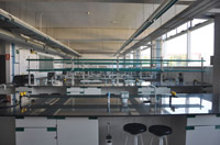 Fotografía de un laboratorio.