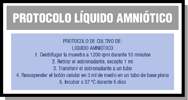 Esquema en el que se muestra de forma resumida los pasos más importantes de la puesta en marcha de un cultivo de líquido amniótico.