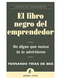 Portada del libro “El libro negro del emprendedor”