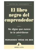 Portada del libro “El libro negro del emprendedor”
