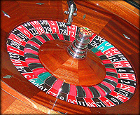 Ruleta de casino.