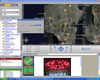 Foto de una pantalla de ordenador mostrando  una aplicación informática en la que se visualiza el programa Google Earth.